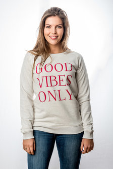 Sweater Women 'Good Vibes Only'