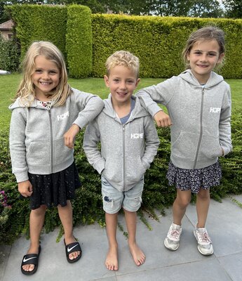 Sweater kids met rits