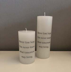 HOPE KERSTKAARSEN "Never Lose Hope"